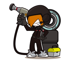 レースメカニックの仕事体験を象徴するキッザニアのビバップのアイコン画像